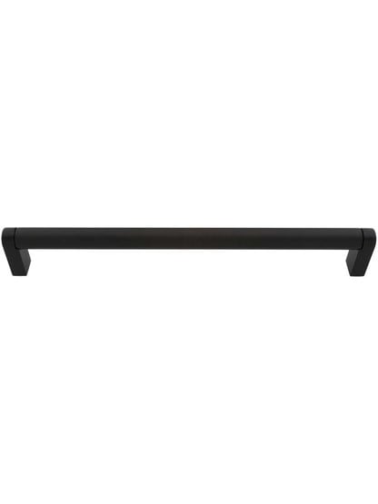 Pennington Bar Pull - 8 13/16 inch Center-to-Center in Flat Black.